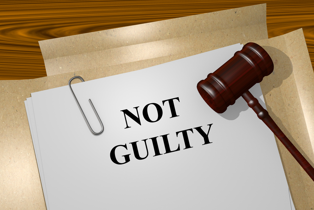 not guilty verdict