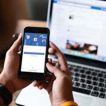 Bangkok. Thailand. March 1,2019 Facebook social media app logo o